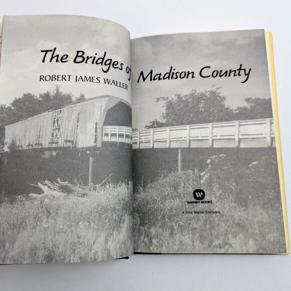 The Bridges of Madison County First Edition Hardcover 1992 Vintage Romance Book - Picture 5 of 14